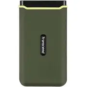 Transcend 1 TB Portable Solid State Drive - External - Military Green - USB 3.2 (Gen 2) Type C