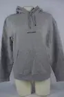 NEW! Womens YSL Saint Laurent Rive Gauche Gray Logo Hoodie Sweatshirt sz L