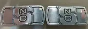 Lot of 2 North Carolina State University Conchos with Screws