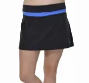 ADIDAS PERFORMANCE Women’s CLIMALITE Blue Black ATHLETIC SKORT Skirt sz XL - NWT