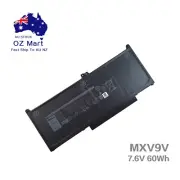 Genuine MXV9V Battery for 0G74G 5VC2M 829MX 98J9N K4Y2J N2K62 WXW80 7.6V 60Wh