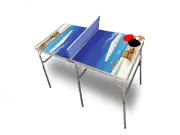Beach Gazebo Portable Tennis Ping Pong Folding Table w/Accessories