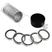Capsule Tube & 15 Air-Tite X36mm Coin Capsules 1oz Silver Libertad (1982-1995)