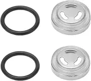 Sight Glass Lens Gasket Repair Kit, 2 Sets 18mm Brake Master Cylinder Reservoir Sight Gasket Set, Motorcycle Accessory with Seal Rings for Motorcycle ATV Dirt Bike