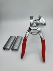 Pro Grade Hog Rings and Tool for Chainlink Fencing, Cattle Panels, Netting (K...
