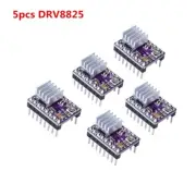 5PC DRV8825 Driver Stepper Motor Driver Module with Heatsink 3D Printer Supplies