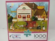 Buffalo Games Charles Wysocki Sugar and Spice 1000 Piece Jigsaw Puzzle Complete