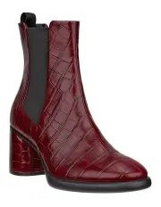 [ECCO] Sculpted LX 55 Heel Boot in Red