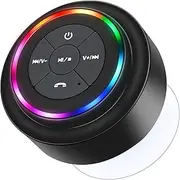 Bluetooth Shower Speakers HAISSKY Portable Rugged Wireless Waterproof Speaker for iPhone iPad Samsung with FM Radio & Suction Cup Build-in Mic Hands-Free Speakerphone Pairs to All Bluetooth Device