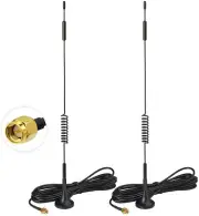 2pcs Bingfu 4G LTE MIMO SMA Antenna for Hotspot Cellular Gateway Industrial IoT