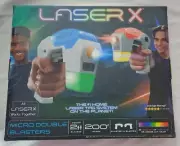 Laser X Evolution Micro Double Blasters Toy Laser Tag 200ft Range NIB