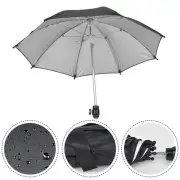 Portable Camera Umbrella with Hot Shoe Base for Sun and Weather Shielding
