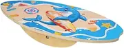 Wood Balance Board Rocking Board, Learning Toy Sensory Training for Kids Boys and Girls Seesaw for Workout Exercise Home