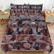 v2657 Bed Sheets Bedding Black Widow Bedding Sets Ultra Soft Skin-Friendly Duvet Cover 3 Piece, Cute Comforter Cover Bed Set for Boys Girls Kids ( 1