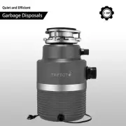 Trifecte Scrapper 1 HP Continuous Feed Garbage Disposal with Sound Reduction and