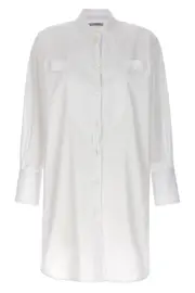 ALBERTO BIANI Long Plastron Tuxedo Shirt
