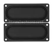 2Pcs NEW Audio Bass Diaphragm Passive Radiator Speaker Repair Parts 85x35mm