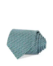 Ferragamo Silk Classic Chain Link Tie
