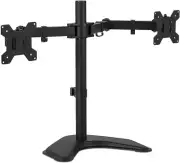 NEW ⭐️ Mount-It! Dual Monitor Stand for Desk - Double Mount 2 Black