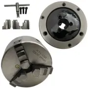 4" Lathe Chuck Three-jaw Self-centering Chuck 3500r/min Cast iron