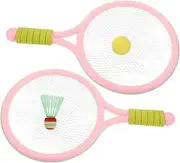Abaodam Badminton and Tennis Racket Ergonomic Rackets for Game for Promotes Fitness and Coordination Skills