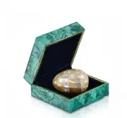 Malachite Stone Storage Box, Trinket Box, Multi Use Box, Luxurious Gift for Her