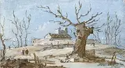 Landscape with Great Mulberry Tree Poster Print (36 x 24)