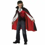 Prince Of Darkness Vampire Dracula Count Boys Costume