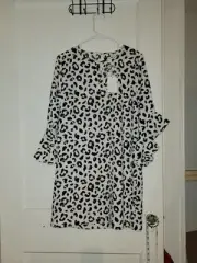 NWT Size Small Mud Pie Animal Print Short Dress