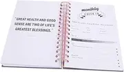 CANIGHT Fitness Plan Notebook for Women Workout Journal Comprehensive Planner and Motivation Tracker