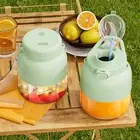 Compact Usb Blender Rechargeable Juicing Cup Wireless Mini Juicer with Sharp