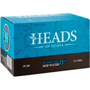 Heads Of Noosa Sparkling 0% Hop Water Bottle 330mL
