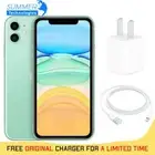 Original Apple iPhone 11 A13 Bionic Chip RAM 4G ROM 64GB/128GB/256GB 6.1" Liquid