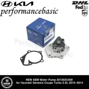 OEM Water Pump w Gasket 251202C400 for Hyundai Genesis Coupe Turbo 2.0L 10-14