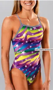Size 32 Dolfin Uglies Swimsuit Womens New w/tags 9502L Starlite 616 $46