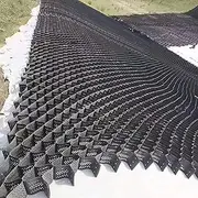 Garden Retaining Wall Grid Stabilizer Garden Grid Gravel Stabilizer for Walkway/Driveway， Slope Grid Ground Grid Paver 2 Inch Gravel Stabilizer for Soil Subgrade Work(2x7 m/6.5x23 ft)
