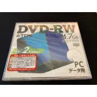 在飛比找蝦皮購物優惠-TDK TDK 1~2X 4.7gb PC資料用DVD燒錄片