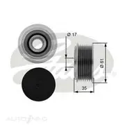 Gates Alternator Pulley - OAP7070