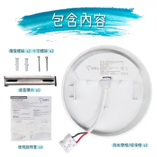 【亮博士】10入 LED 10W 橢圓形 防水防塵 吸頂燈 壁燈(1-2坪 浴室 陽台 戶外)