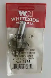 Router, CNC & Drill Bits - Whiteside #3166 Classical Cove Bit