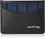 KINGZ(キングズ) King's 00281710200241 Pass Case, SAMANTHAKINGZ x SamanthaThavasa Collaboration Pass Case (Striped), Black, Black, one Size