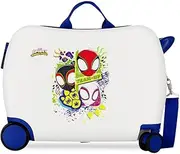 [Disney] Joumma marvel Team Spidey Children's Suitcase White 50 x 38 x 20 cm Rigid 1.8 kg Combination Lock Side ABS 1.8 kg 38L Hand Luggage, White, One Size, Children's Suitcase