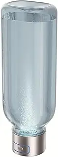 1300 Ml Hydrogen Water Bottle Molecular Hydrogen Water Generator Maker Hydrogen Rich Water Ionizer Machine with SPE Membrane Make Hydrogen Content Up to 3000-3500 PPB TRITAN Bottle(Silver)