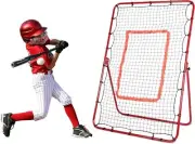 6 x 4 Feet Pitch Back Baseball Rebounder Net, Softball/Baseball Bounce Back Net