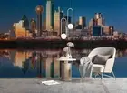3D City Landmark Wallpaper Wall Mural Removable Self-adhesive 1078
