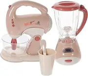 WEKAMOS 1 Set Pretend Play Kitchen Appliance Mini Juicer Mixer Simulation Kitchen Appliances for Realistic Role Play Years Old Engaging Parent Interaction