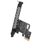10X(PCI-E 1X to USB 3.2 GEN1 5Gbps Type-E A-Key Expansion Card,Front Panel7982