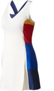 Adidas Pharrell Williams Climacool Tennis Dress Red/White/Blue Navy W/ Shorts S