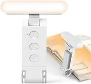 USB Rechargeable Book Light, 700 mAh Book Lamp for Reading in Bed, Ultra-Light Clip-on LED Reading Light with 5 Color & 6 Brightness, Suitable for Book Lovers and Children to Read at Night