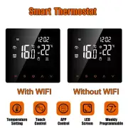 Wifi Digital Smart Thermostat Programmable Home Room Sensor App Touch Screen